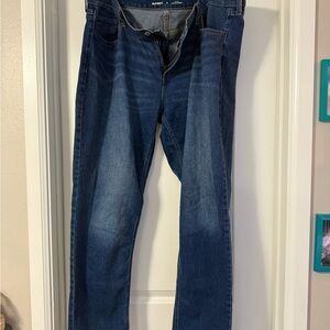 Old Navy Men's Dark Blue Straight Jeans